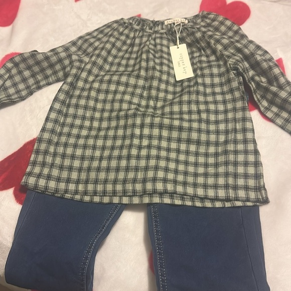 NWT bundle girls Guess Jegging  size 8 and copper key top size small - Picture 4 of 12